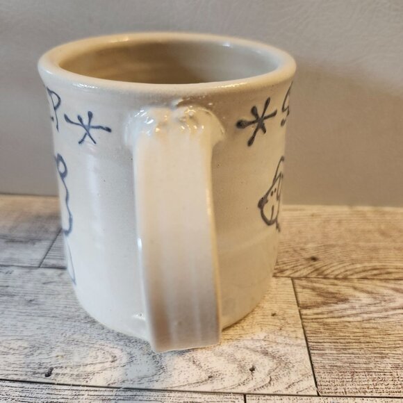 Handcrafted Ceramic Sheep Mug 10 oz Coffee Cup Sheep Design Unique - Picture 2 of 7